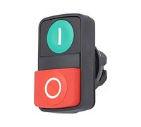 ZB5AL7341 Switch: Double 22mm Rod.Pos: 1 Red/Green Missing IP66 Flat CUTT