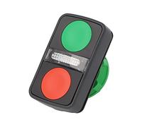 ZB5AW7A3740 Switch: double 22mm rod. Pos: 1 red/green IP66 flat Pos: 2 SCHNEI