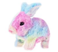 ZBATHTOY Easter Rabbit Interactive Gaming Figure Interactive Stuffed Rabbit Toy for Kids 1-3 Year Old