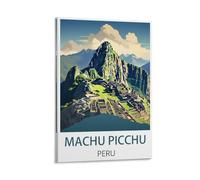 ZBBGGOZ Machu Picchu Peru Vintage Travel Posters 08x12inch(20x30cm) Canvas Wall Posters And Art Picture Print Modern Family Bedroom Decor