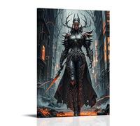 ZBBZJYHH Mystical Darkness Elegant Gothic Wall Decor Poster Modern Artistic Wall Mural Hanging Decor Poster08x12inch(20x30cm)