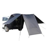ZBCUSRAF SUV Trunk Tailgate Camping Tent Tailgate Shade Awning Compatible with for Land Rover Freelander 1998-2001 Vehicle Rear Shelter Tent Sun Protection Waterproof,C-three side extension-Black