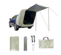 ZBCUSRAF SUV Trunk Tailgate Camping Tent Tailgate Shade Awning Compatible with for Renault Captur 2024-2025 E-Tech Hybrid Vehicle Rear Shelter Tent Sun Protection Waterproof,B-sunshade-Beige