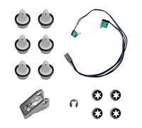 ZBDEAL Door Handle Upgrade Repair Kit for 2012-2017 Tesla Model S Base Performance Signature P85D P90D P100D 60D 70D 75D 85D 90D Sedan - Push Button, Plunger, Black