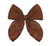 ZBDP 1 Pcs Sweet Embroidery Print Kids Bows Hair Clips Baby Girls Handmade Big Bowknot Hairpin Barrette Headwear