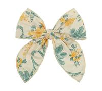 ZBDP 1 Pcs Sweet Embroidery Print Kids Bows Hair Clips Baby Girls Handmade Big Bowknot Hairpin Barrette Headwear