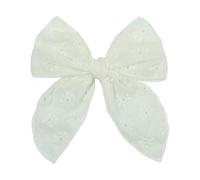 ZBDP 1 Pcs Sweet Embroidery Print Kids Bows Hair Clips Baby Girls Handmade Big Bowknot Hairpin Barrette Headwear