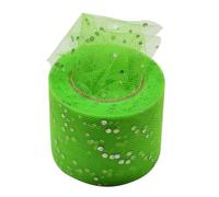 ZBDP 25 Yards 5cm Sequins Roll Spool Wedding Decoration Mariage Fabric Glitter Organza Tulle Craft Birthday Party Supplies