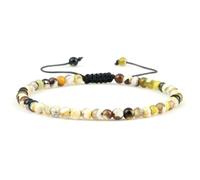 ZBDP 4mm Natural Mini Beads Bracelets Women Men Round Agates Onyx Stone Yoga Braided Bracelet Elastic Charm Bangle Prayer