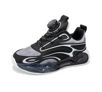 ZBDP Autumn Boys Sports Shoes Sneaker Breathable Comfortable Kids Basketball Shoes Luxury Running Sneaker for Boy Black