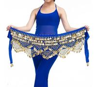 ZBDP Belly Dance Chain Hip Scarf Bellydance Coins Belt Dancing Waist Belt Dancer's Accessories