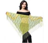 ZBDP Belly Dance Hip Scraf Sequins Skirt Practice Clothes Female Adult Elegant Triangle Belt Performance Training Clothing