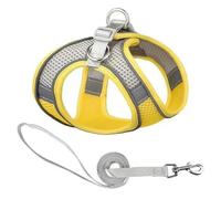 ZBDP Dog Harness Leash Set Small Dogs Adjustable Puppy Cat Harness Vest French Bulldog Pug Outdoor Walking Lead Leash