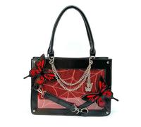 ZBDP Fashion Labyrinth Butterfly Spider Web Letter Chain Handbags Transparent Bag Tote Vintage Shoulder Bag