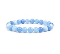 ZBDP Natural Stone Beads Bracelet Women Men Amethysts Crystal Quartzs Aquamarines Jades Agates Elastic Bangle Bracelets
