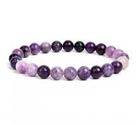 ZBDP Natural Stone Beads Bracelet Women Men Amethysts Crystal Quartzs Aquamarines Jades Agates Elastic Bangle Bracelets
