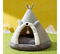 ZBDZSW A Warm Windproof Triangular Mongolian Yurt Tent That Can Be Assembled Into a Cozy Space Small to Medium Pets Dogs Cats