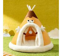 ZBDZSW A Warm Windproof Triangular Mongolian Yurt Tent That Can Be Assembled Into a Cozy Space Small to Medium Pets Dogs Cats