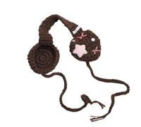 ZBDZSW Comfortable Stylish Winter Thermal Ear Covers Soft Unisex Earmuffs Hiking Hook shaped earmuffs Knitted Christmas