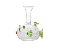 ZBDZSW Creative Octopus Pufferfish Shaped Cartoon Cute Glass Wine Decanter Whisky Beer Alcohol Liquor Drink Dispenser Bar