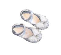 ZBDZSW Fashion Children's Sandals Spring Summer Shining Flowers Sweet Girl Princess Shoes Dance Performance Kids Sandals