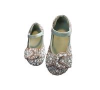 ZBDZSW Fashion Children's Sandals Spring Summer Shining Flowers Sweet Girl Princess Shoes Dance Performance Kids Sandals