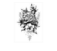 ZBDZSW Flower Temporary Tattoo Sticker Versatile Body Art for Arms More Easy Apply Remove