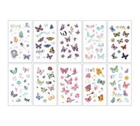 ZBDZSW Glitter Ice Cream Temporary Tattoos for Girls - 120 Glitter Styles, Ice Cream, Lollies, Donut Cake Tattoos - Sweet Summer Tattoo