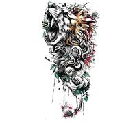 ZBDZSW Small full arm waterproof durable tattoo stickers symbol totem animal skull tattoo stickers