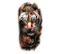 ZBDZSW Small full arm waterproof durable tattoo stickers symbol totem animal skull tattoo stickers