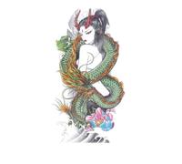 ZBDZSW Waterproof Temporary Tattoo Sticker Old School Butterfly Swallow Flash Tattoos Rose Sword Body Arm Fake Tatoo Women Men