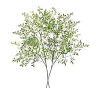ZBELLO 2 Pcs Artificial Olive Branches, 36.6 Inch Long Stem Artificial Flowers for Tall Vases, Faux Stems for Shop Home Office Decor (Green)
