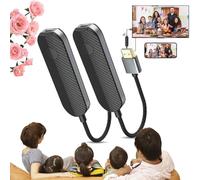 ZBELLO 2026-Wireless HDMI Transmitter and Receiver, 2.4G/5G Portable HDMIS Extender, HD Video and Audio Sync for Various Scenarios (2PC-short)