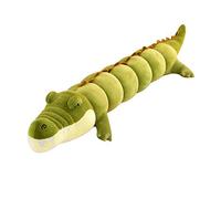 ZBELLO Alligator Plushie Toy，Realistic Crocodile Toys Plush， Soft Cozy Doll ，Stuffed Animals Long Body Pillow， Cute Doll Soft Decor Cushion (GREEN,120CM)