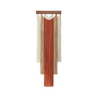 ZBELLO Boho Handmade Woven Macrame Tapestry Chic Bohemian Wall Hanging Tassel Tapestry For Home Bedroom Living Room Sofa Wall Art Decor (Brown,1 pcs)