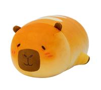 ZBELLO Capybara soft toy, capybara cuddly toy, kawaii capybara plush cushion, soft plushie gift for children boys girls (Bread,70 cm)