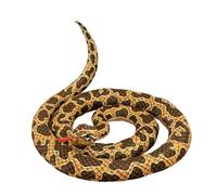 ZBELLO Cuddly Snake Soft Toy, Realistic Animal Plush Toy, Large Plush Snake, Cuddly, Realistic, For Pranks, April Fools' Day And Halloween (brown,200 cm)