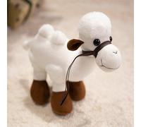 ZBELLO Cute camel plush toy，Camel toys plush, stuffed animal throw pillow for home decoration, a gift suitable for boys and girls. (White)