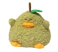 ZBELLO Cute Pear Duck Plush, Soft Stuffed Fruit Animal Toy, Duck plush toy，Perfect Home Decoration, Unisex Gift for All Ages. (Green,30cm)