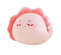 ZBELLO Cute Pink Scallop Plush Pillow, Soft Cartoon Sea Shell Stuffed Cuddly Cushion, Bedroom Decor Gift for Girls (25cm)