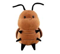ZBELLO Cute soft cockroach soft toy, sweet plush cockroach doll, creative and funny, doll soft toy, plushie, kawaii decoration, gifts for girls and boys (30 cm,mouth)