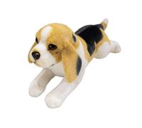 ZBELLO Dog Plush,Realistic Dog Soft Toy,Cute Beagle Cuddly Toy,50cm Lying Soft Toy Dog, Soft Toy Gift for Children Girls and Boys