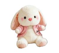 ZBELLO Dressed Rabbit Doll Pillow Kawaii Stuffed Plush Toy Figure Doll Cartoon Anime Cute Kids Birthday Doll for Kids & Adults (Pink A)