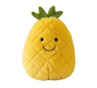 ZBELLO Fruit Plush Toys, Soft Cute Plush Pillows, Cuddly Fruit Stuffed Cushions, Perfect for Christmas, Valentine's, Birthday Gifts (Pineapples)