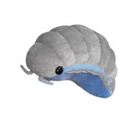 ZBELLO Pill Bug Plush Toy, Full Stuffed Insect Animal Pillow, Cute Watermelon Bug Plushie, Soft Creative Doll for Kids, Birthday Gift, Room Decor for Boys Girls (Gray,50cm)
