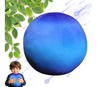 ZBELLO Plush Toy Earth, Sun, Moon, Mars Plush Stuffed Doll Cushion, Space Theme Decorative Pillow, for Living Room Sofa Decoration, Educational Cushion, Birthday Gifts (17cm,Neptune)