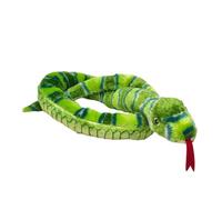 ZBELLO Realistic Snake Plush Toy, Soft Stuffed Python，120cm Cuddly Big Snake Soft Toy Large Fluffy Snake Present for Kids Birthday Christmas Deco. (COLOR-A,120CM)
