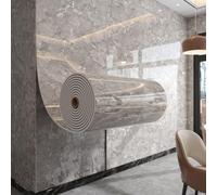 ZBELLO Self Adhesive Wallpaper Roll Waterproof Marble Effect Wall Covering 40cm X 3M/5M/10M Peel and Stick Kitchen Bathroom Wall Film (40x300cm,Eurasian Grey)