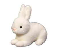ZBELLO Simulated Rabbit Plush Toy Stuffed Animal, Little White Rabbit Doll,Soft Cuddly Stuffed Animal Bunny Doll, Hugging Pillow Home Decoration, Plushie Toy Gift for Easter