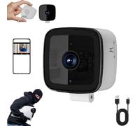 ZBELLO Smart 2K Window Security Camera, Window Camera with A Memory Card Protect Your Home, Security Cameras for Outdoor & Indoor Use,Family & Property Protection (2.4G,single)